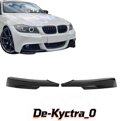 Schwarz front spoiler ecken - spoiler,