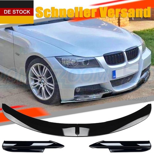 Front spoiler schwarz glanz - front,
