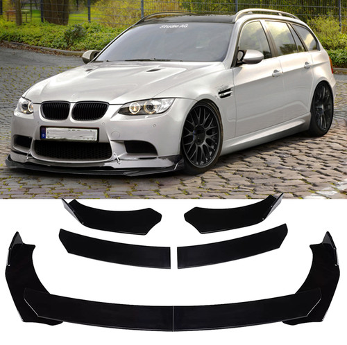 Schwarz glänzend frontspoiler - schwarz,